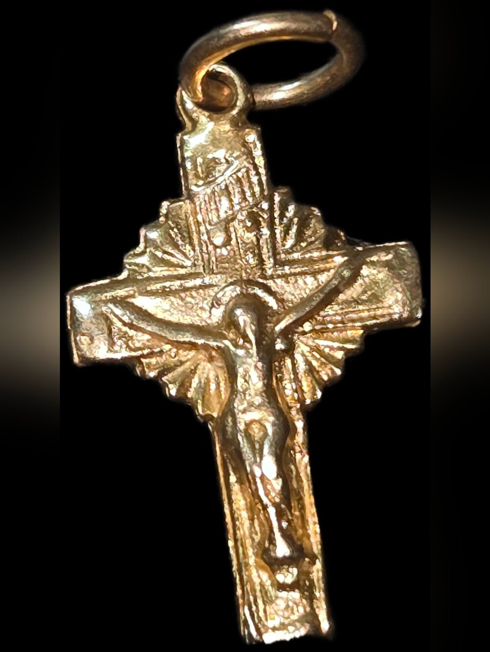 14KT Gold Cross Charm